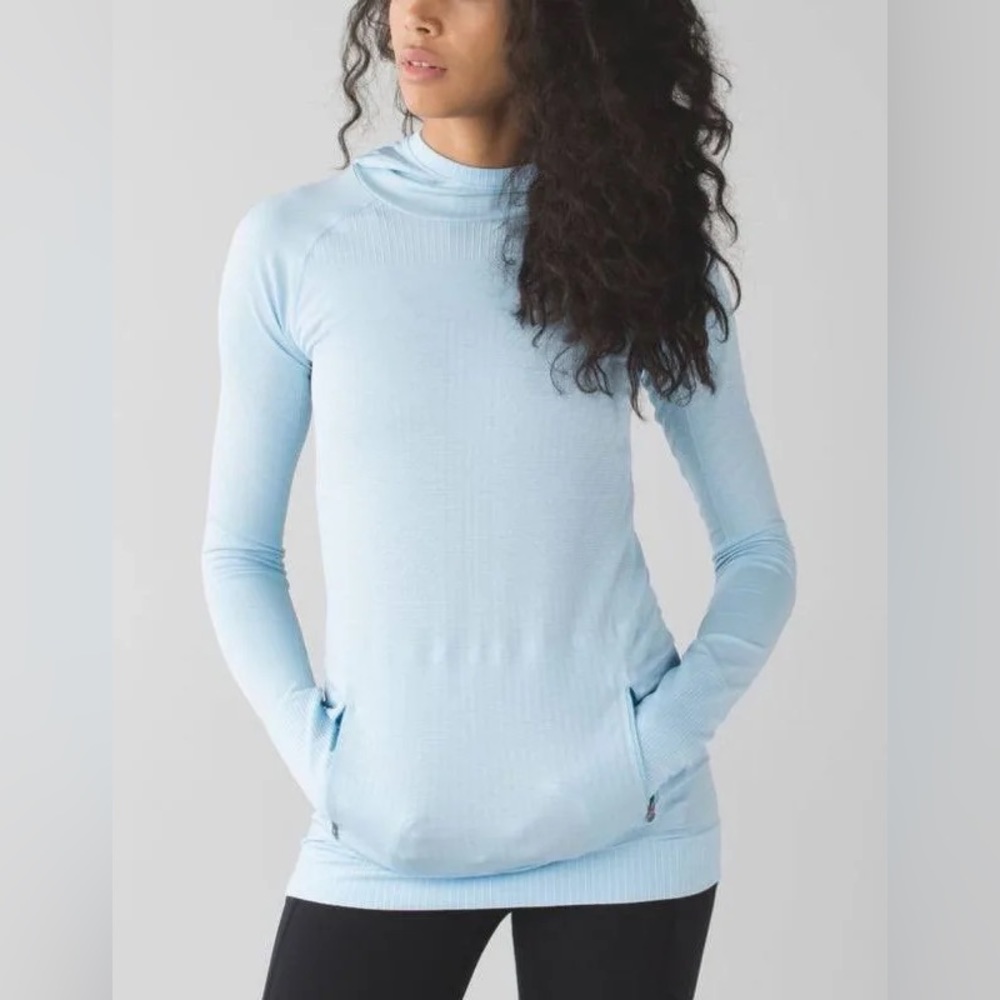 Lululemon Rest Less Hoodie - Heathered Caspian Blue